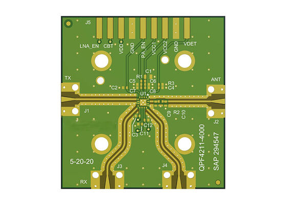 QPF4211EVB Gömülü Çözümler Entegre Wi-Fi 6 Ön Uç Modülü Değerlendirme Kartı