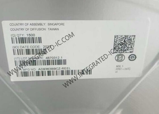 AD9363BBCZ Kablosuz İletişim Modülü 325 MHz 3.8 GHz RF Agile Alıcı