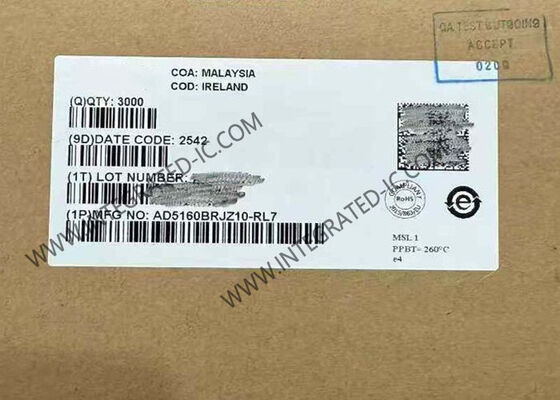 AD5160BRJZ10 Dijital Potansiyometre Entegre Devre Çip 256 Pozisyon 10 kOhms Direniş ve SPI Uyumlu Arayüz