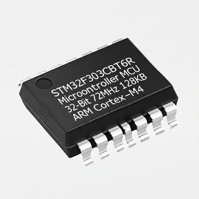 STM32F303CBT6TR 32-Bit Microcontroller with 72MHz ARM Cortex-M4 Core and 128KB Flash Memory