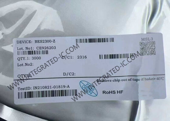 BES2300-Z BT 5.0 120dB SNR ve Aktif Gürültü İptal Hakiki Kablosuz IC ile Ses Çip