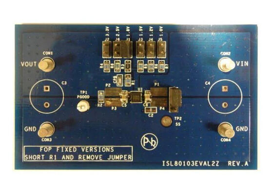 ISL80103EVAL2Z Gömülü Çözümler Tek Kanallı Doğrusal Voltaj Regülatörü Değerlendirme Kartı