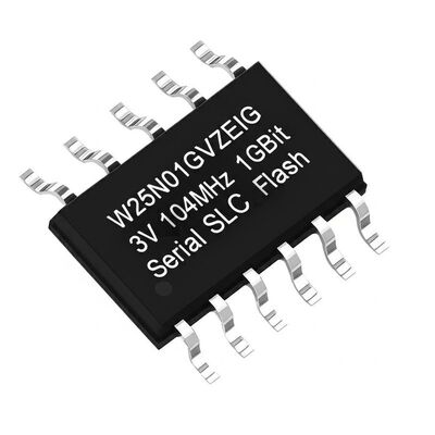 W25N01GVZEIG 1 Gbit 104MHz SPI Arayüzlü SLC NAND Flash Bellek Entegre Devre Çipi