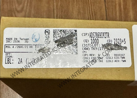ADS7869IPZTR Entegre Devre Çipi 12-Kanallı Analog Motor Kontrol Ön Ucu, 12-Bit Çözünürlük ve Esnek Dijital Arayüz TQFP100