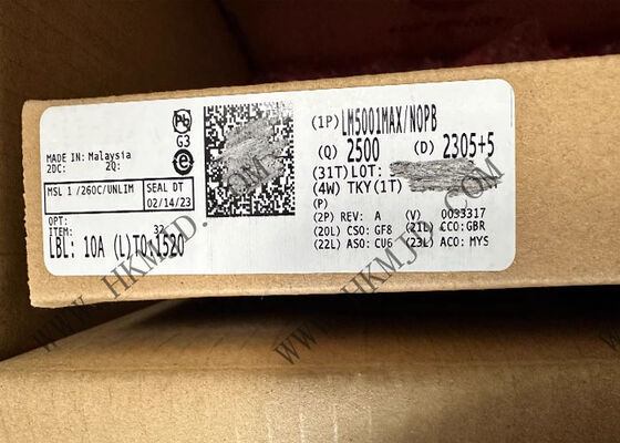 LM5001MAX Entegre Devre Çip 1A 50kHz'den 1.5MHz'ye kadar Değişim Frekansı ile Yüksek Voltajlı Değiştirme Modu Düzenleyicisi IC