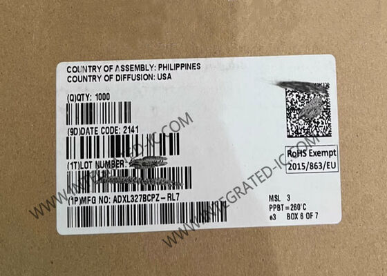 ADXL327BCPZ Entegre Devre Çipleri, Sinyal Koşullu Voltaj Çıkışları ve ±2 g Hızlandırma Arasıyla Düşük Güçlü Üç Eksenli Hızlandırıcı