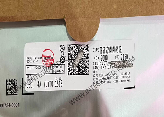 TPS650940A0RSKR Entegre Devre Çipi Güç Yönetimi Entegresi, Apollo Lake Platformu için 21A Çıkış Akımı ve 12 Çıkışa Sahip