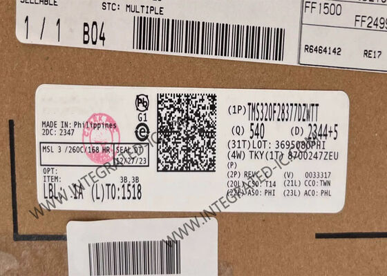 TMS320F28377DZWTT Mikro denetleyici MCU C2000TM 32 bitlik MCU, 200 MHz çift çekirdekli ve gerçek zamanlı kontrol için 1 MB flaş