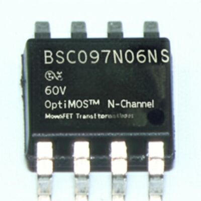 BSC097N06NS 60V N-Kanal Güç MOSFET Transistör, 46A Akım Çekme Kapasiteli Entegre Devre Çipi