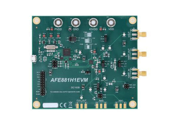 AFE881H1EVM gömülü çözümler AFE881H1 16 bitlik analog ön uç değerlendirme modülü