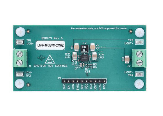 LM64460EVM-2MHZ Gömülü Çözümler LM64460-Q1 Senkron Step-Down Dönüştürücü Değerlendirme Modülü