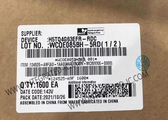 H5TQ4G63EFR-RDC 4Gbit DDR3 SDRAM Bellek IC Çipi, Yüksek Yoğunluklu Uygulamalar için FBGA-96 Paketinde 2133Mbps Veri Aktarım Hızına Sahip