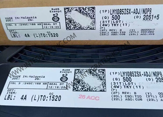 LM1085ISX-ADJ Entegre devrede 3A çıkış akımı 1.5V düşük düşüş ve ayarlanabilir çıkış voltajı ile çip voltaj düzenleyicisi