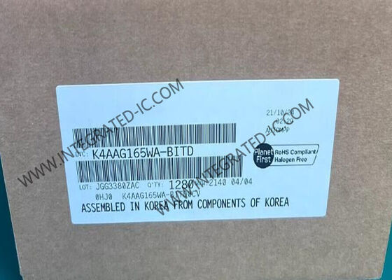 K4AAG165WA-BITD Hafıza IC Çip DDR4 DRAM 16Gbit 2666Mbps Dinamik Rastgele Erişim Hafızası FBGA96