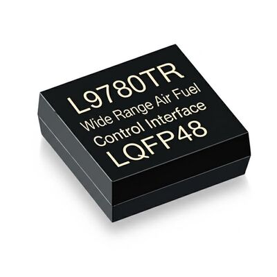 L9780TR Sensör IC Geniş Aralıklı Hava Yakıt Sensörü Ara yüzü, LQFP-48 Paketinde 4.9V ~ 5.1V Güçlendirme Voltajı ile