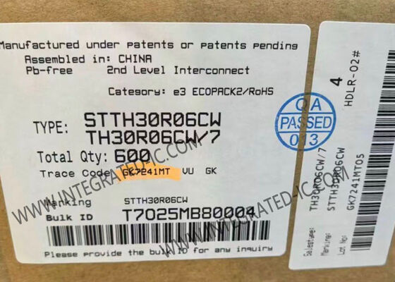 STTH30R06CW 600V 30A Ultrafast Switching Yüksek Voltaj Düzeltme Diyot Entegre Devre Çip