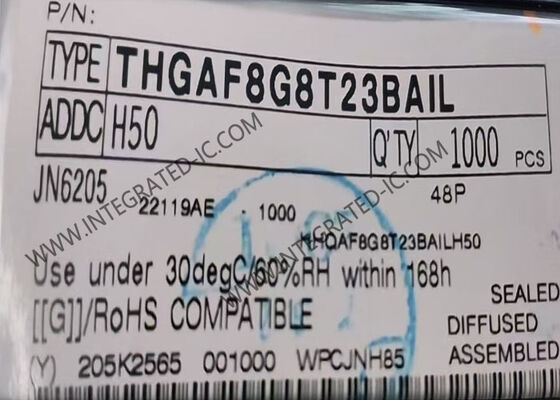 32Gbit UFS Flash NAND Memory IC Chip, 153-WFBGA Paketinde UFS 2.1 Arayüzü ile