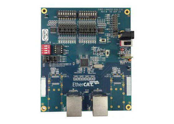 EVB-LAN9252-DIGIO Gömülü Çözümler EtherCAT Cihaz Kontrol Cihazı Değerlendirme Kiti LAN9252 DIGIO Kartı
