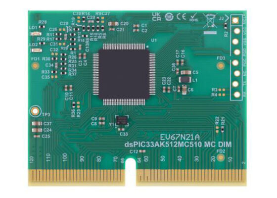 EV67N21A Gömülü Çözümler DSPIC33AK512MC510 Motor Kontrol Çift Sıralı Modül