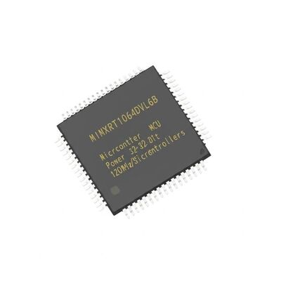 MIMXRT1064DVL6B Mikrodensör MCU Düşük Güçlü 32 bitlik 120MHz Tek çekirdekli Mikrodensörler
