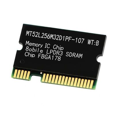MT52L256M32D1PF-107 WT:B 8Gbit 933 MHz LPDDR3 SDRAM Bellek IC Çipi, FBGA178 Paketinde 256 M x 32 Organizasyon