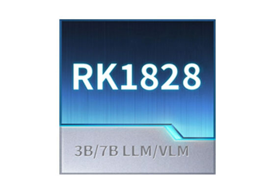 RK1828 AI İşlemci 7 milyar parametrelerli modellerle çip 1024 GB/s bant genişliği ve kenar AI uygulamaları için 3D yığılmış ambalaj
