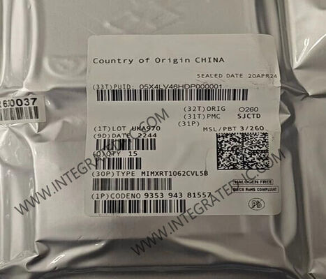 MIMXRT1062CVL5B 32-Bit Tek Çekirdekli 528MHz Mikrodenetleyici MCU, 196-LFBGA Paketinde