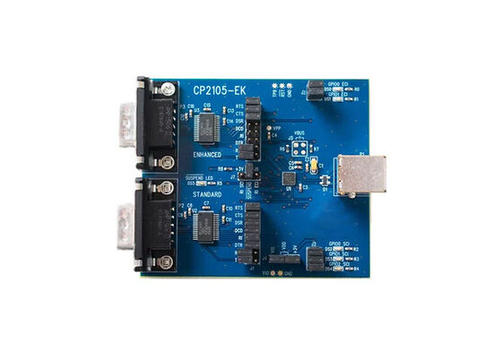 CP2105EK Gömülü Çözümler Çift USB 2.0 - UART Köprü Arayüzü Değerlendirme Kartı