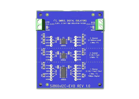 SI860XI2C-KIT Gömülü Çözümler Si860x - 2.5V - 5.5V İzolatör Arayüz Değerlendirme Kartı