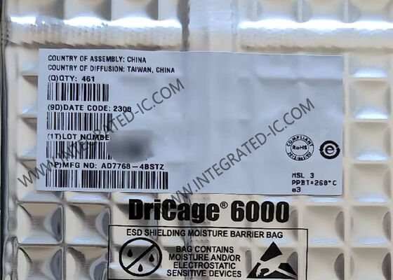 AD7768-4BSTZ 24 Bit Analog'tan Dijital Değiştiricinin LQFP64 Paketindeki Entegre Devre Çip