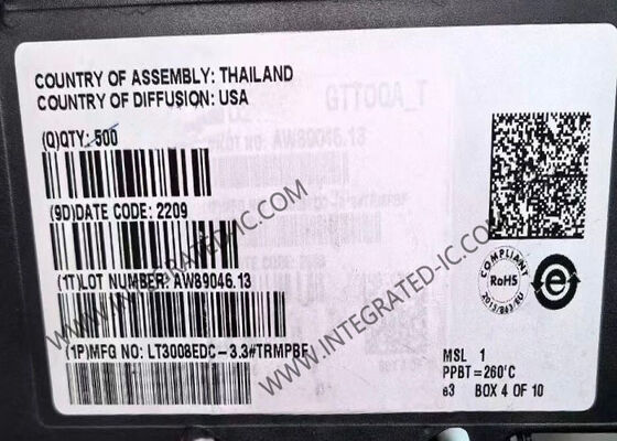 LT3008EDC-3.3 Integrated Circuit Chip 20mA Output Current 45V Input Voltage 3.3V LDO Lineer Regulator