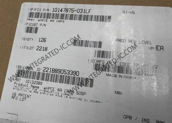 10147875-031LF eHPCE Geliştirilmiş Yüksek Güçlü Kart Kenar Bağlantısı 12V Voltaj Derecesi ve Altın Kaplama ile