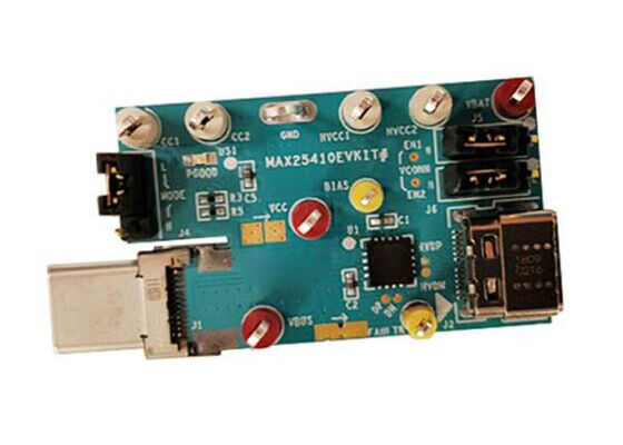 MAX25410EVKIT Embedded Solutions MAX25410 Otomobil USB-PD Port Koruyucu Değerlendirme Kurulu