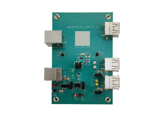 MAX20334EVKIT Gömülü Çözümler MAX20334 Çift SPDT Analog Anahtar Değerlendirme Kartı