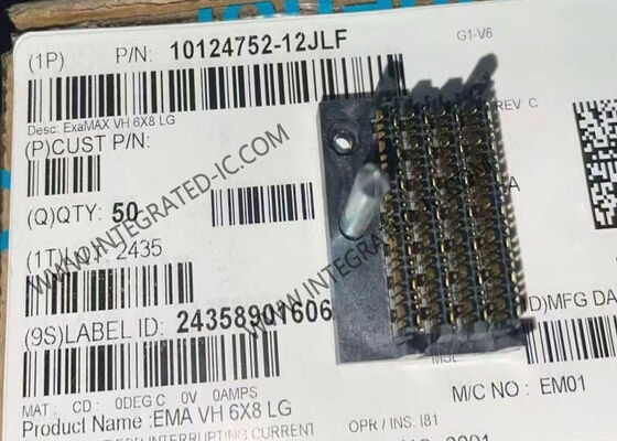 10124752-12JLF Yüksek Hızlı Veri İletişiminde Zero Skew 56Gb/s Backplane Connector