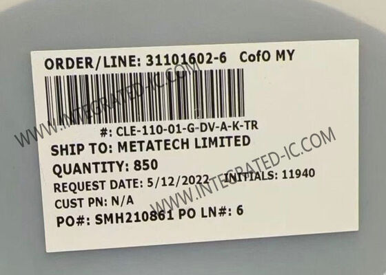 CLE-110-01-G-DV-A-K-TR 20 Pozisyon 0.80mm Pitch Tiger Beam Socket Strip Board to Board Connector