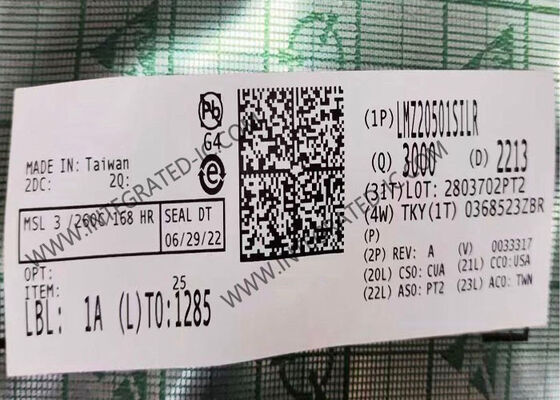 LMZ20501SILR Entegre Devre Çip Nano Modülü Düzenleyicisi 1A Çıkış Akımı 2.7V ila 5.5V Giriş Voltajı ve Yüksek yoğunluk tasarımı ile