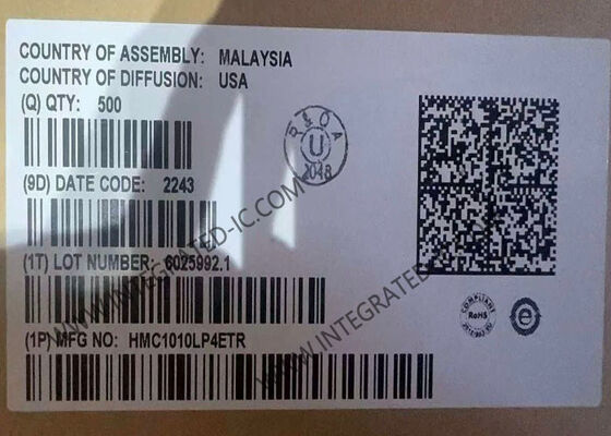 HMC1010LP4ETR Entegre Devre Çip 3.9GHz RMS Güç Algılayıcısı 60dB Dinamik Aralık ve 50mA Güçlendirme Akımı