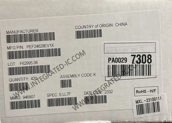 PEF24628EV1X LBGA-324 Paketinde 60Mbps Hızlı 4 Kanallı SHDSL Alıcı Sistemi