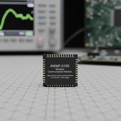 AWMF-0109 Kablosuz İletişim Modülü Yüksek Entegre Silikon Dörtlü Ka-Band Tx Beamformer, QFN-48 Paketinde 27.5 ila 30 GHz İşletim ve 1.8 V Tedarik