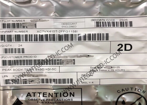 XC7VX415T-2FFG1158I 640MHz Sahada Programlanabilir Kapı Dizisi FPGA Programlanabilir Mantık IC