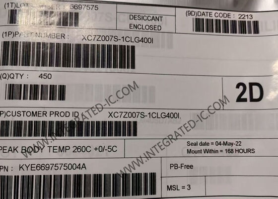 XC7Z007S-1CLG400I 1 GHz CPU Frekanslı, 23000 Mantık Elemanlı ve DDR3 Bellek Destekli Alan Programlanabilir Kapı Dizisi