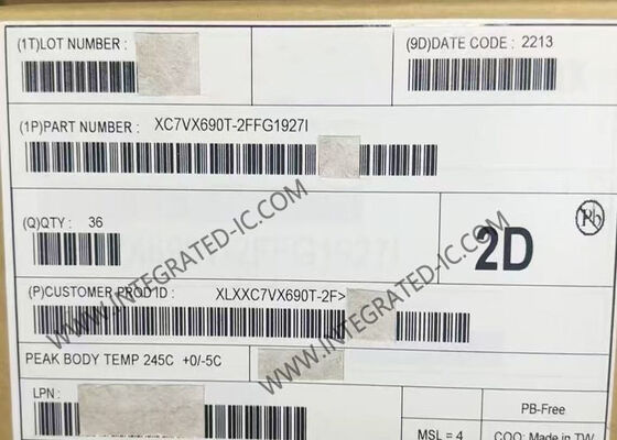 XC7VX690T-2FFG1927I Virtex-7 FPGA 640MHz Alan Programlanabilir Geçit Dizisi FCBGA-1927