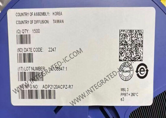 ADP2120ACPZ Entegre Devre Çip 1.25A 1.2MHz Düşük Sessiz Akımlı Senkronizasyon Adım Aşağı DC-DC Düzenleyicisi