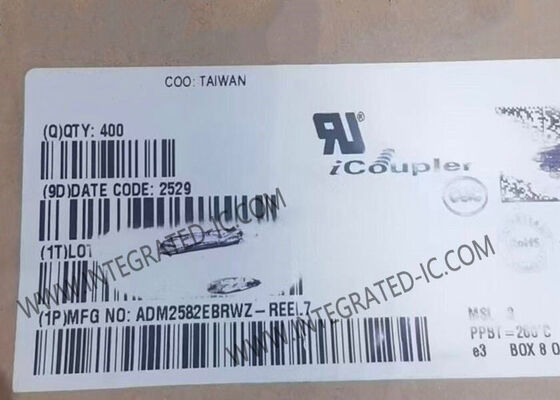 ADM2582EBRWZ Entegre Devre Yongası, 2500Vrms İzolasyonlu ve 16 Mbps Veri Hızlı RS-485 Alıcı-Vericisi, ±15 kV ESD Korumalı