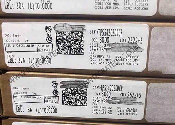 TPS54202DDCR Integrated Circuit Chip Synchronous Buck Converter with 2A Output Current 500kHz Switching Frequency and 4.5V to 28V Input Voltage
