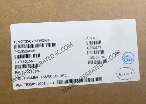 XT25Q256FWOIGT 256Mbit Serial NOR Flash Memory IC Çip WSON8 6x5mm Paketinde 1.65V ~ 2.0V Voltajlı
