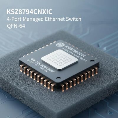 KSZ8794CNXIC Ethernet IC 4-Port Yönetilebilir Ethernet Anahtar Çipi QFN-64 Paketinde