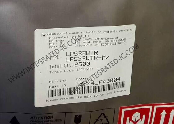 LPS33WTR Sensör IC 26kPa 126kPa MEMS Basınç Sensörü CCLGA-10 Mutlak Dijital Çıkış Barometresi