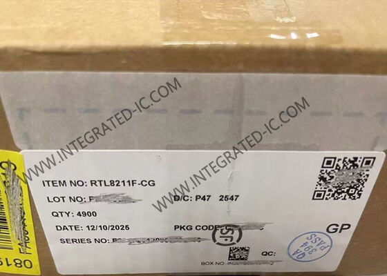 RTL8211F-CG Ethernet IC QFN40 Paketi ve IEEE 802.3 Uygunluğu ile Entegre 10/100/1000M Ethernet Alıcı